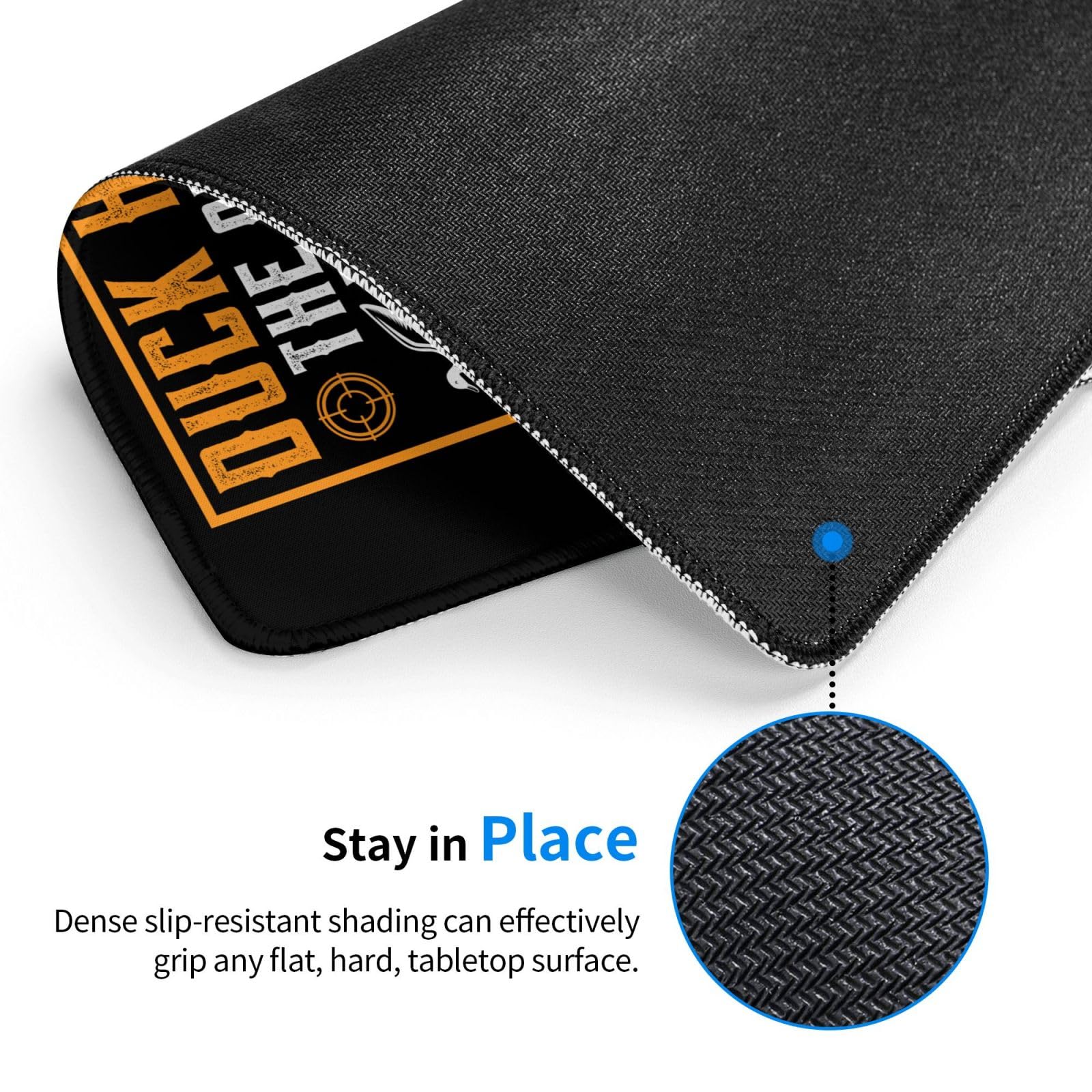 Duck Hunting Mouse Pad - Waterproof Non-Slip Rubber Base, 10x12 Inch Gaming & Office Mousepad for PC/Laptop | Perfect for Gamers, Hunters & Office Workers