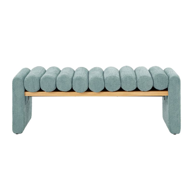 Modern Functional Bench with Solid Wood Seat Frame - Stylish Entryway, Living Room, or Bedroom Seating - Durable & Comfortable for Home Decor