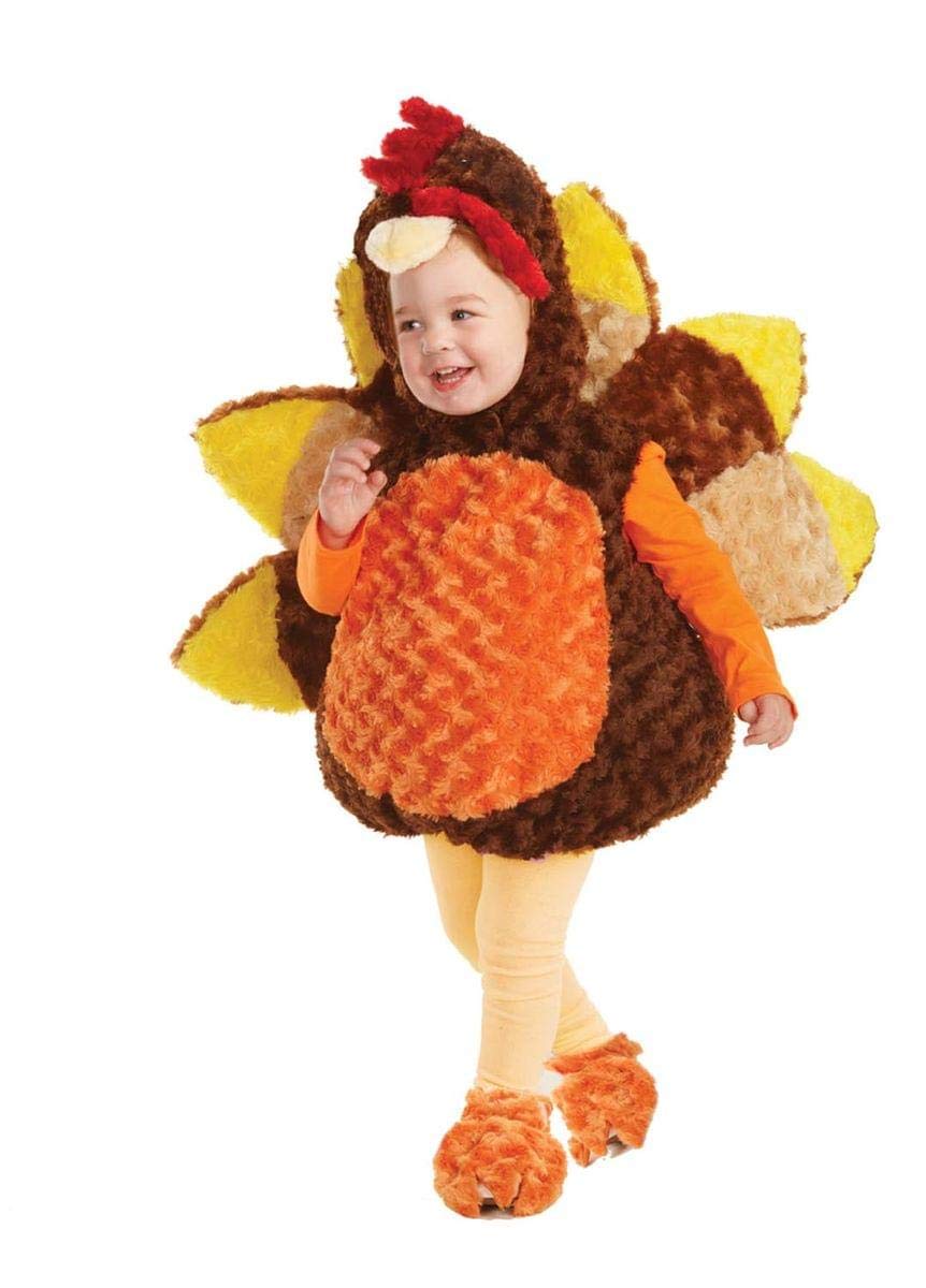 UNDERWRAPS Classic Turkey Toddler Costume - Adorable Thanksgiving Outfit for Babies & Kids | Perfect for Halloween, Dress-Up & Holiday Photos