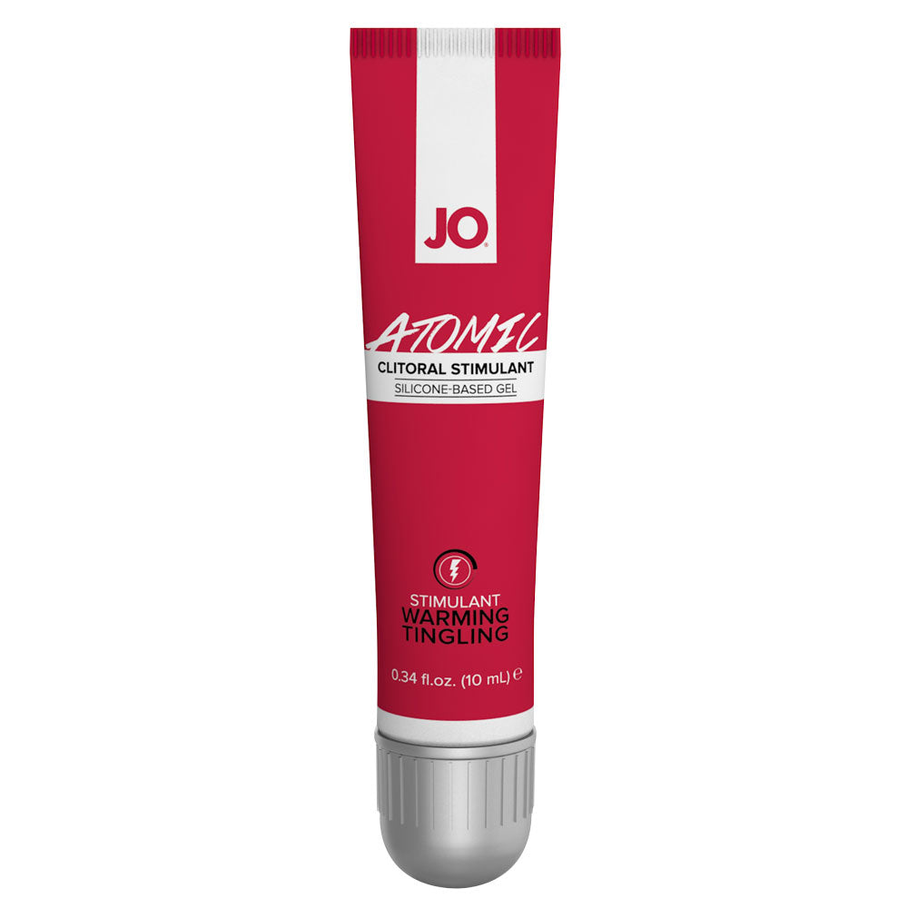 JO For Her Atomic Warming Silicone-Based Clitoral Stimulation Gel - Enhance Intimacy & Sensation for Couples & Solo Play