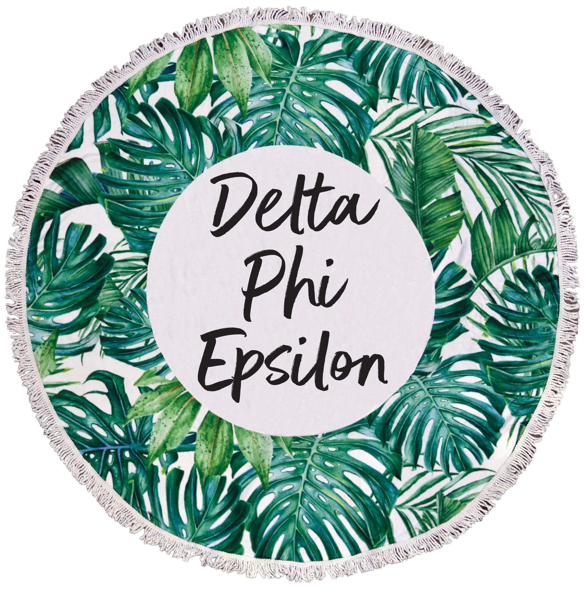 Delta Phi Epsilon Round Beach Towel - 60