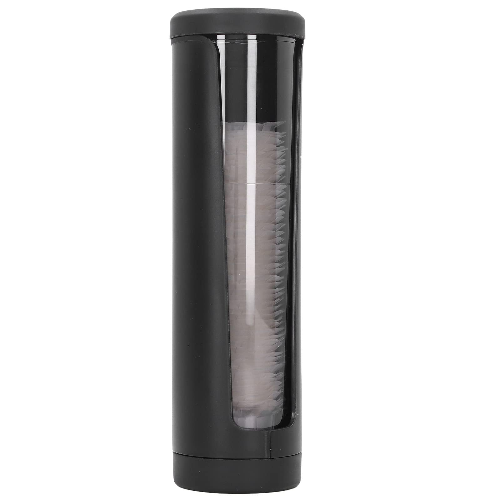 Premium Coffee Filter Storage Box - Hygienic Black Clamshell Design, Dustproof & Airtight Container for Home & Office Use - Perfect for Storing Coffee Filters, Tea Bags, and Kitchen Accessories