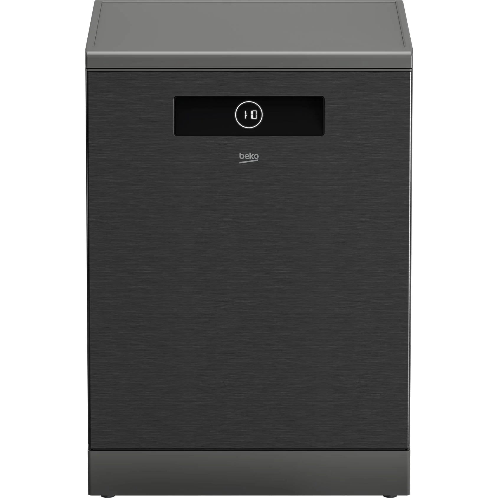 Beko BDF1640DX 16 Place Setting Freestanding Dishwasher - Dark Stainless Steel | European Made | 5-Year Warranty | Perfect for Large Families & Entertaining Guests