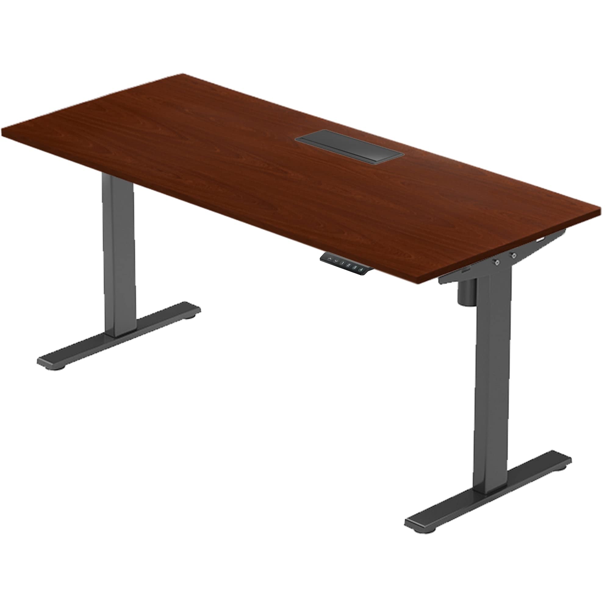 Progressive Desk Adjustable Standing Desk 60 x 30 inch - Electric Height Adjustable Home Office Desk with Memory Presets, Perfect for Work from Home & Ergonomic Workspace Setup