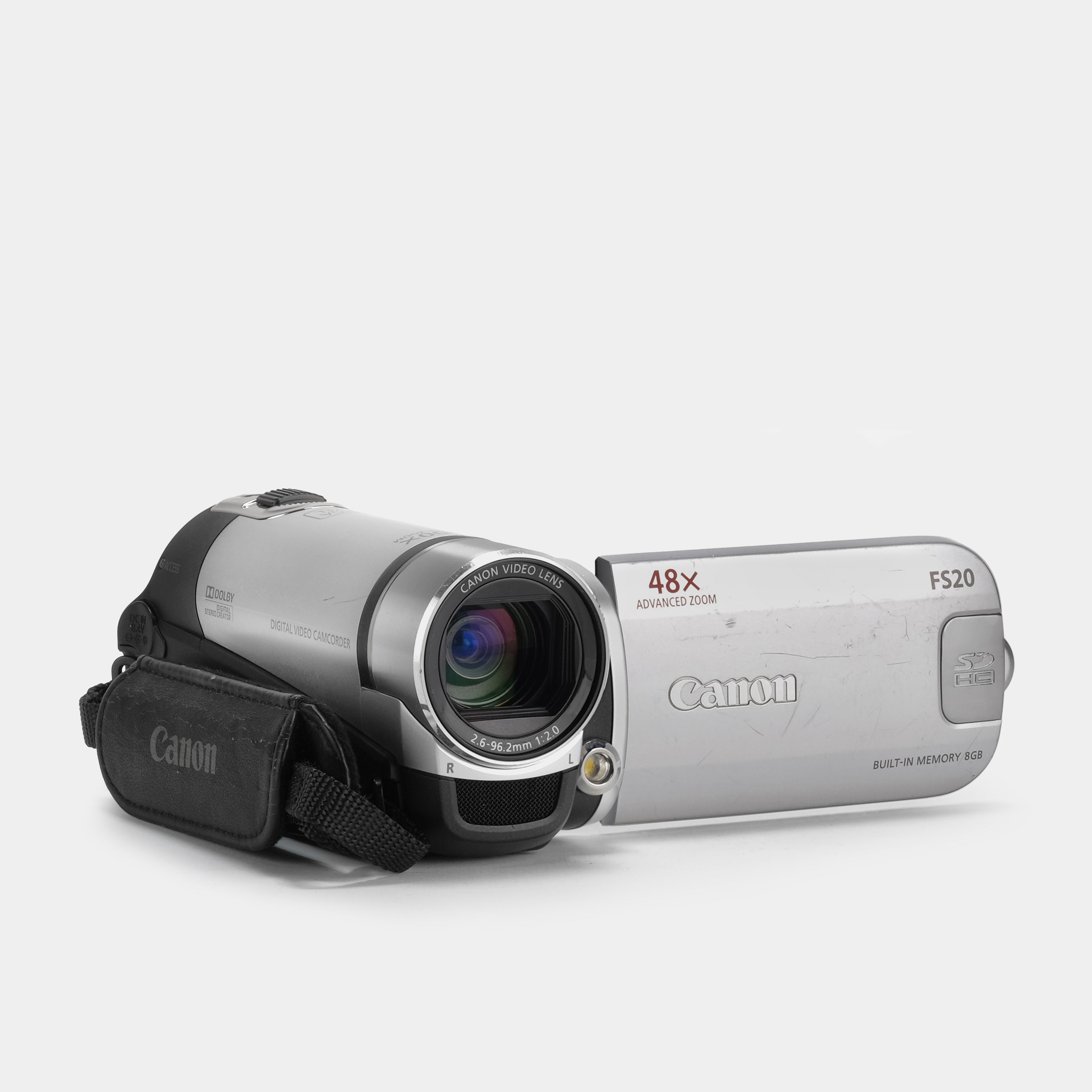 Canon FS20 HD Digital Camcorder with 35x Optical Zoom - Perfect for Travel Vlogging, Family Events & Home Movies