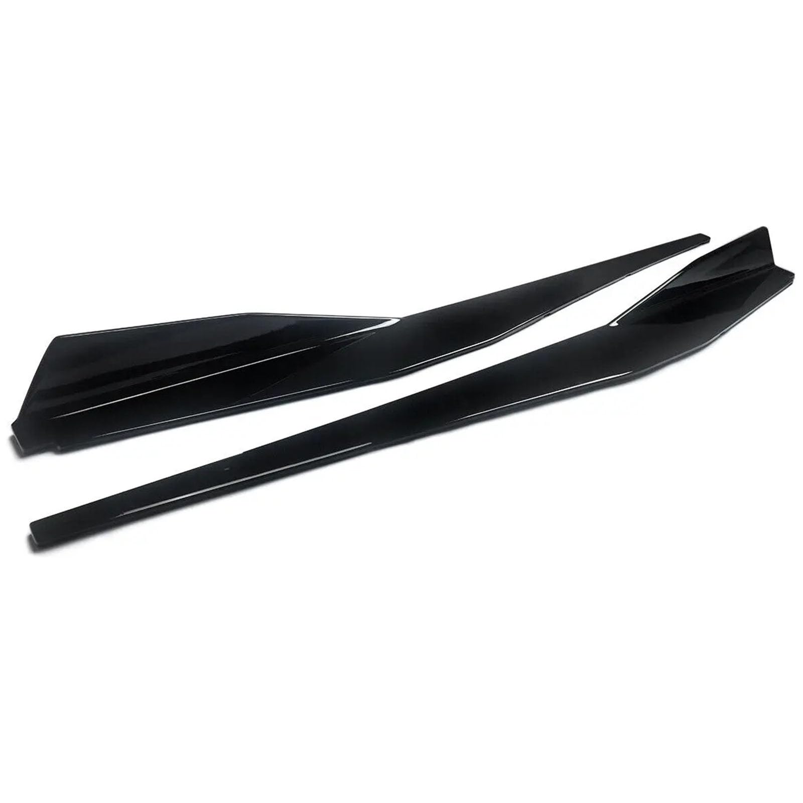 **Corvette C8 Side Skirt Rocker Panel & Exterior Splitter Wing - Gloss Black Body Accessories for Enhanced Aerodynamics & Style - Perfect for Racing & Car Shows**