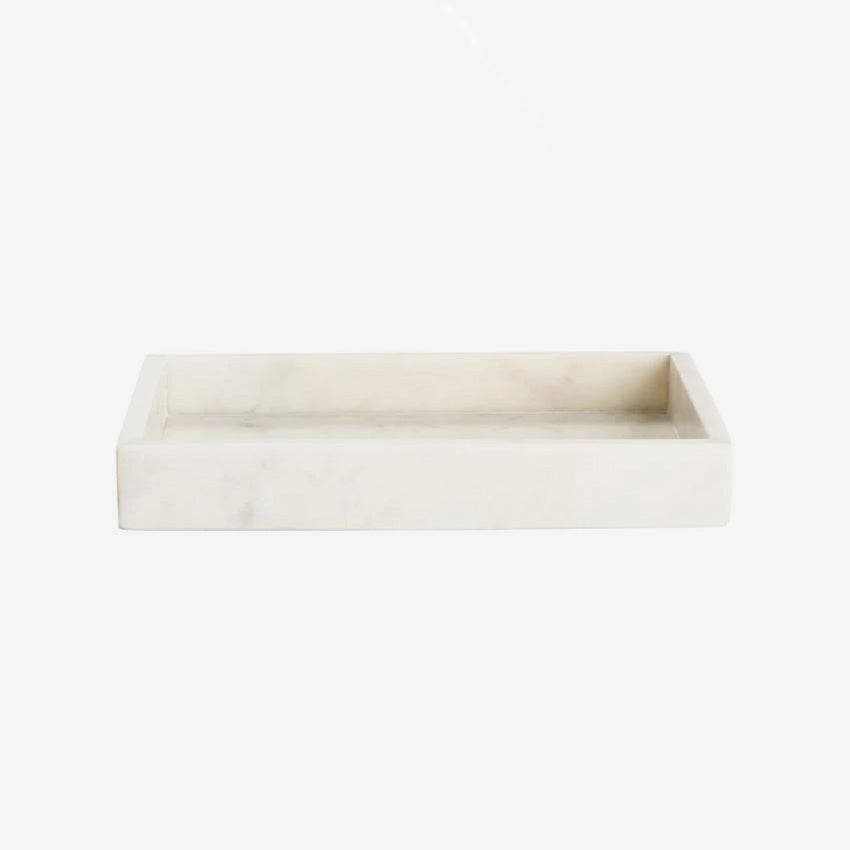 Belle de Provence Marble Napkin Holder Tray - Elegant Table Setting for Dining, Kitchen, and Party Decor | Perfect for Napkins, Jewelry, and Keys Organization