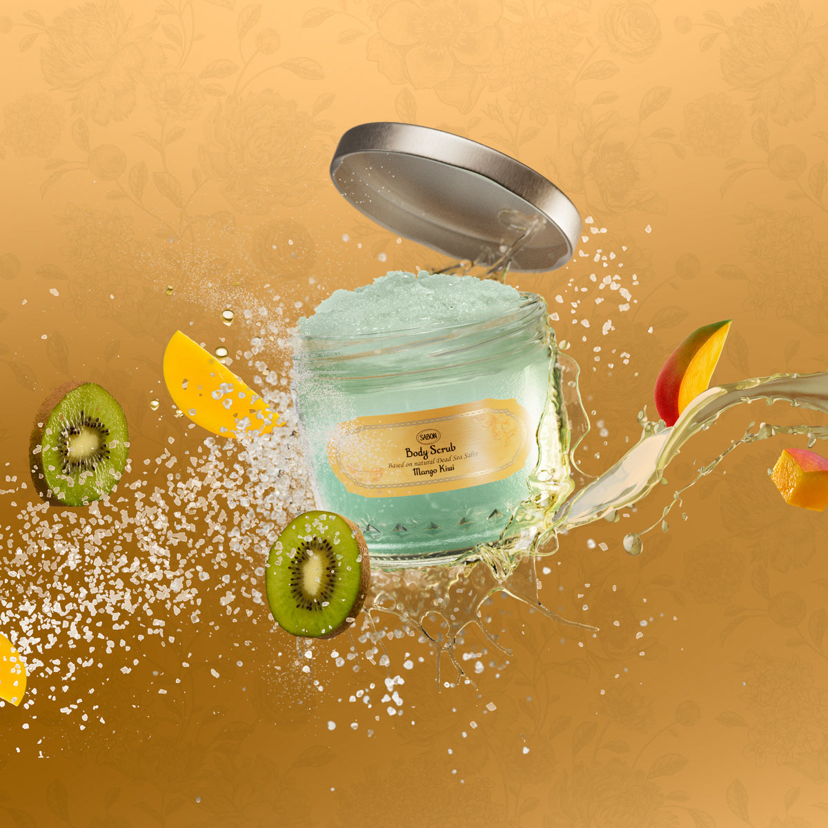 Premium Exfoliating Body Scrub with Mango & Kiwi Extracts - 320g Deep Cleansing & Moisturizing for Smooth Skin - Perfect for Spa Day & Post-Workout Refreshment