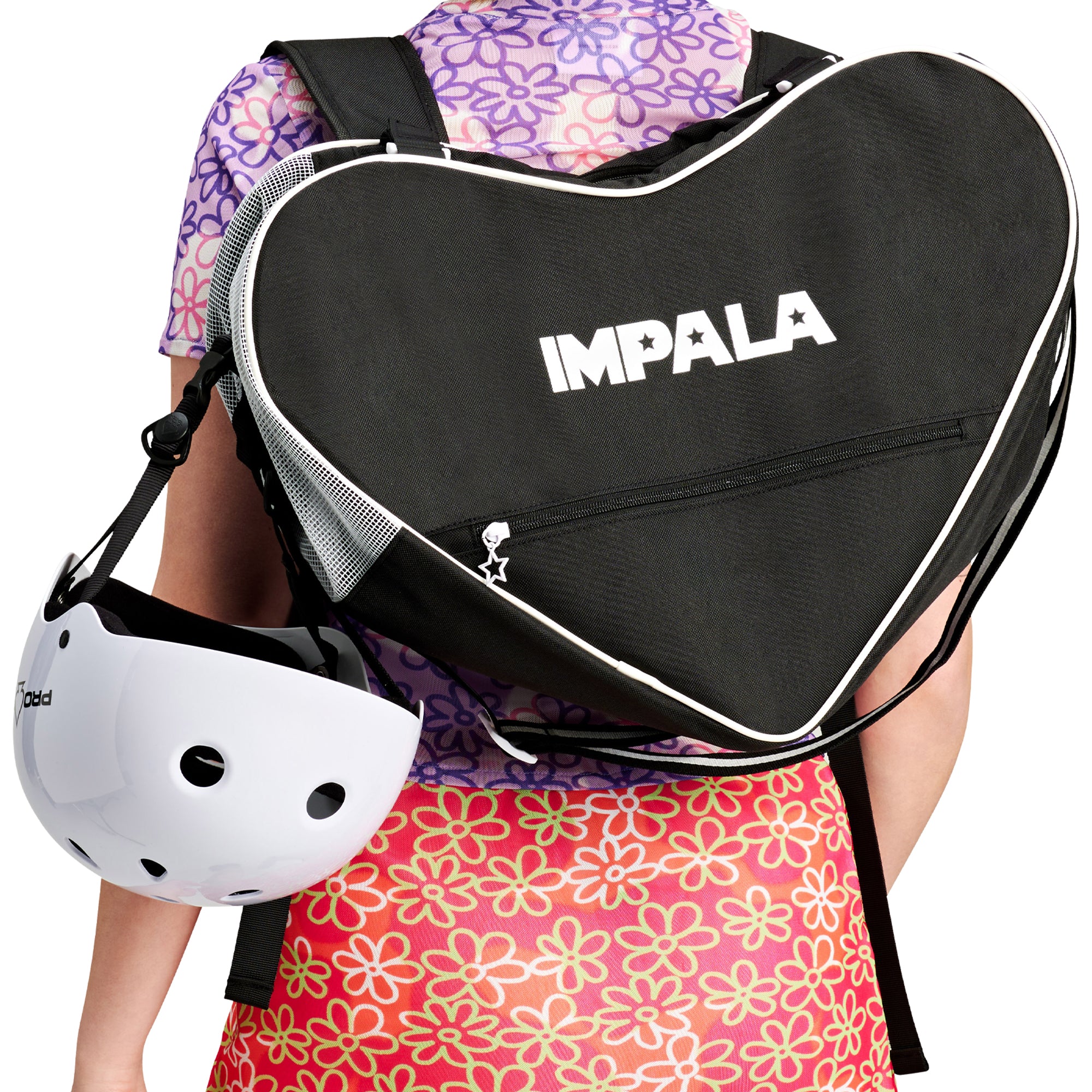 Impala Skate Backpack - Durable & Stylish Roller Skate Bag for Women & Men - Perfect for Skating, Travel & Gym - Black