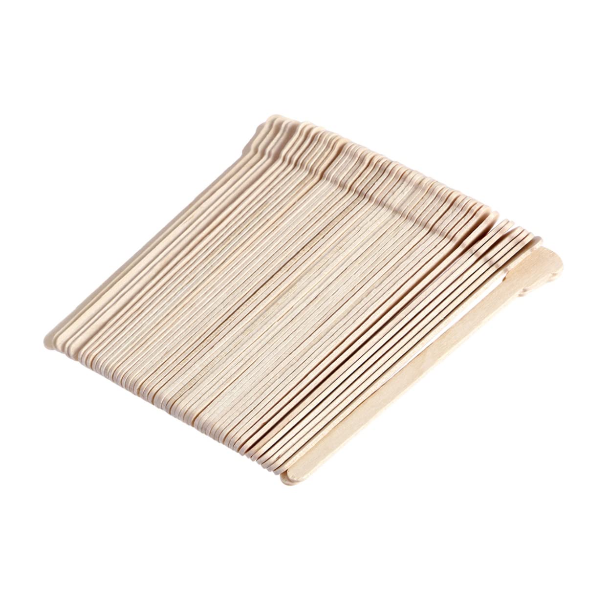 50pcs Wooden Waxing Spatulas - Natural Wood Wax Spatula for DIY Candle Making, Wax Melts, Soap Crafting & Beauty Treatments - Perfect for Home Spa, Wax Art & Skincare Professionals