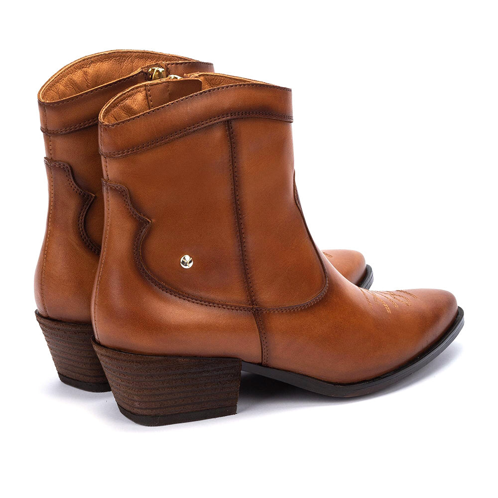 Pikolinos Vergel Western Boots for Women - Genuine Leather Cowboy Boots with Comfortable Fit - Perfect for Country Rides, Rodeos & Western Fashion