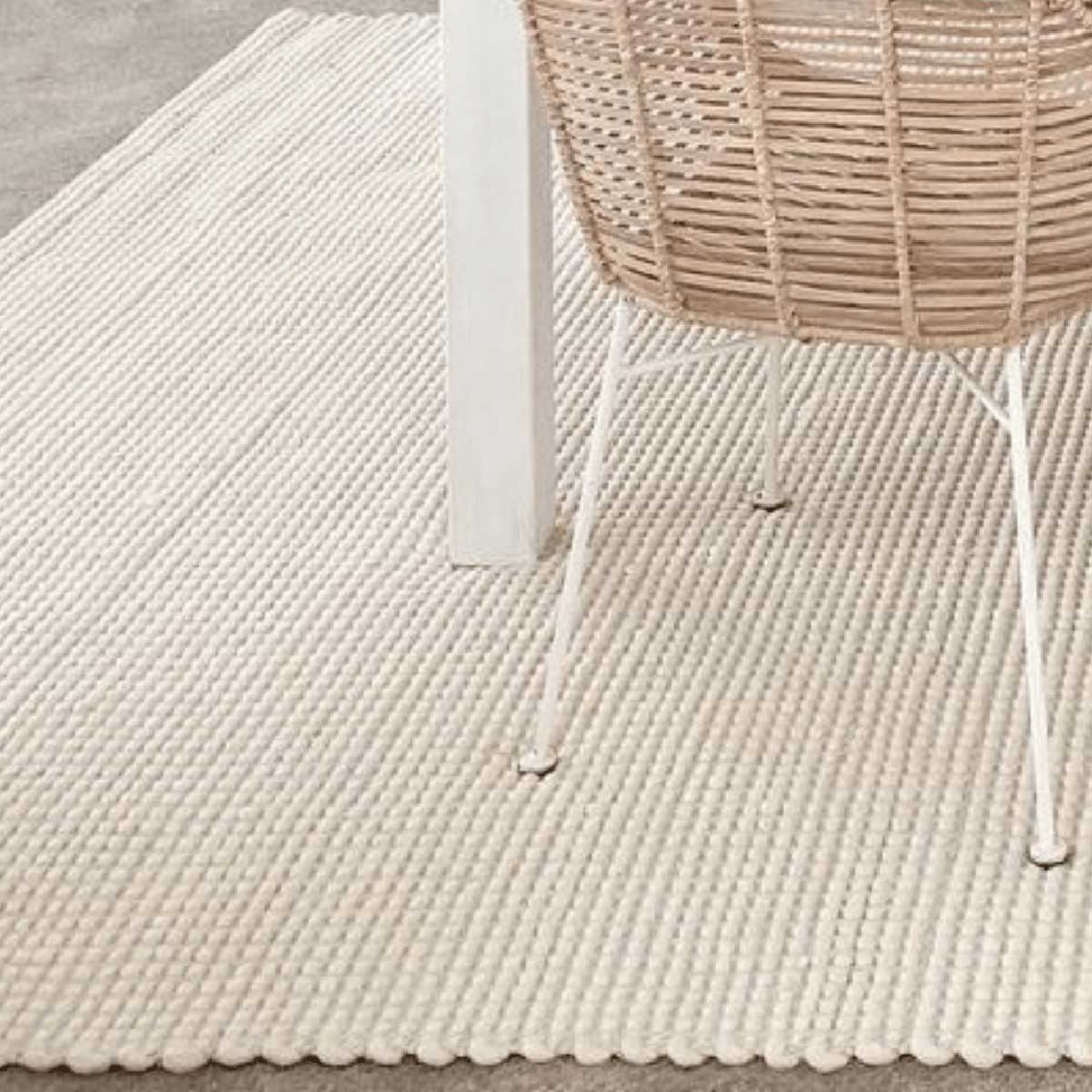 Chunky Handmade Felted Wool Rug - Soft & Durable Non-Slip Area Rug for Living Room, Bedroom, Nursery - Eco-Friendly Home Decor for Cozy Spaces