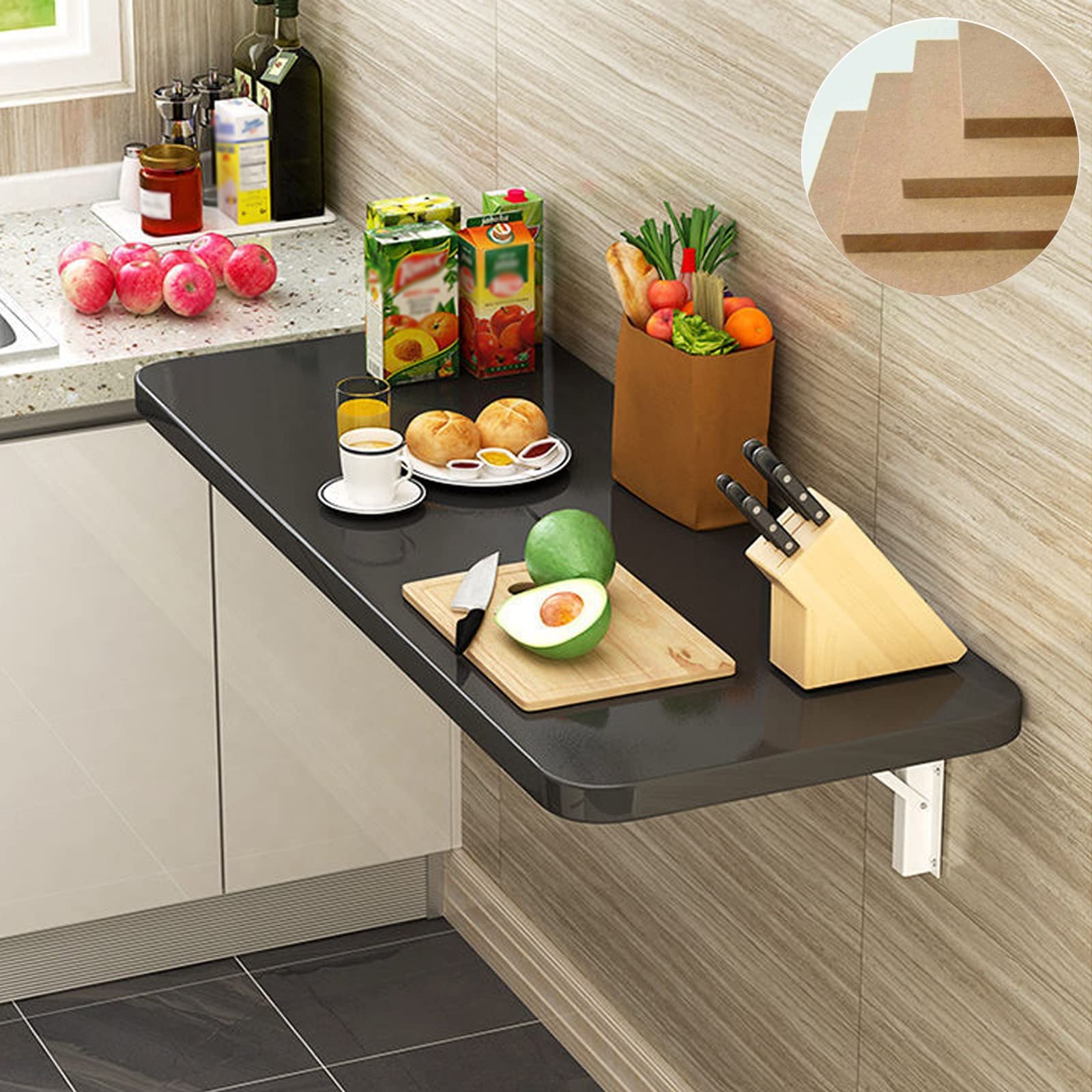 LIGUOYI Wall Mounted Fold Down Table - 20