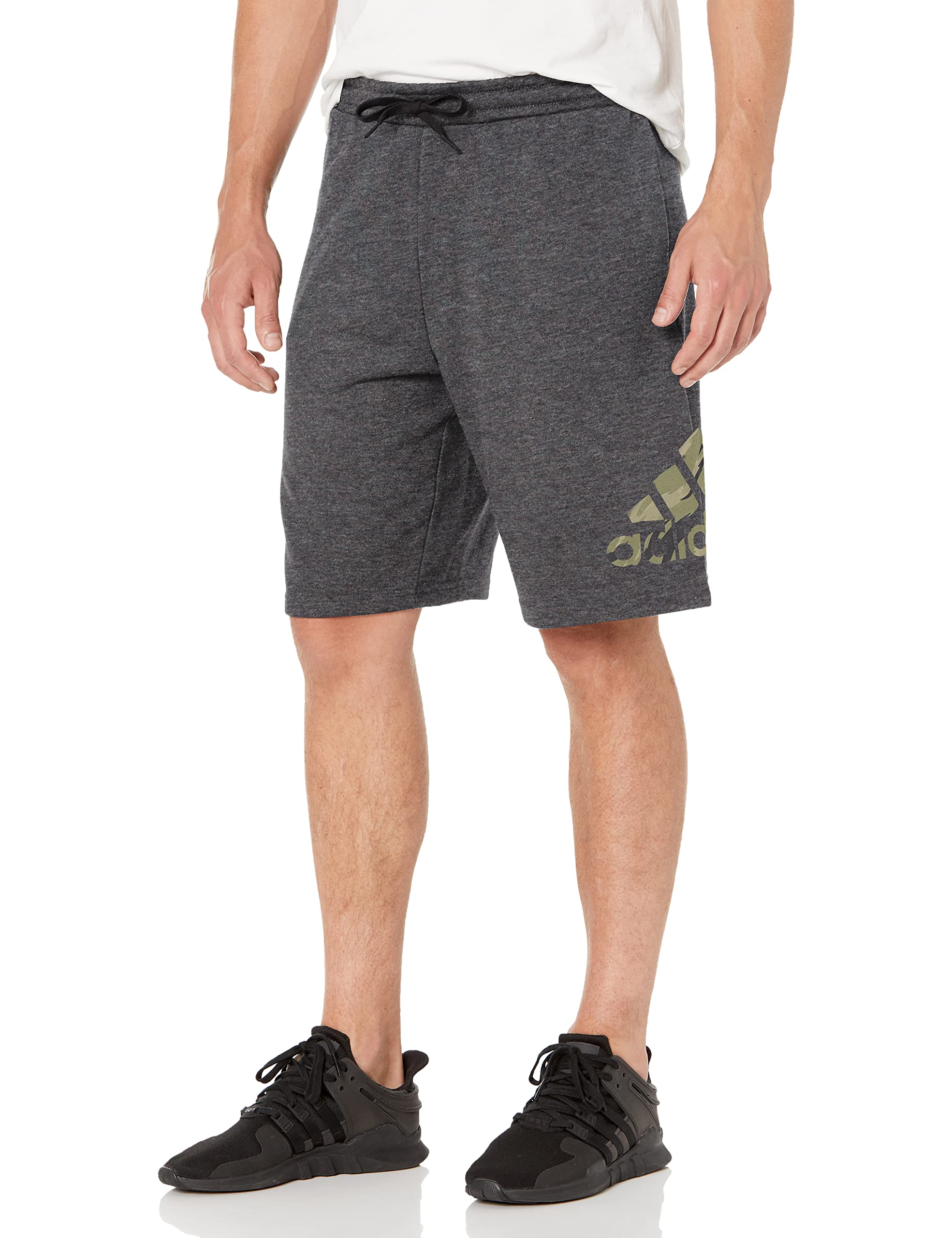 adidas Men's Essentials Tiger Camo Athletic Shorts - Lightweight Quick-Dry Workout Running Basketball Gym Shorts for Men