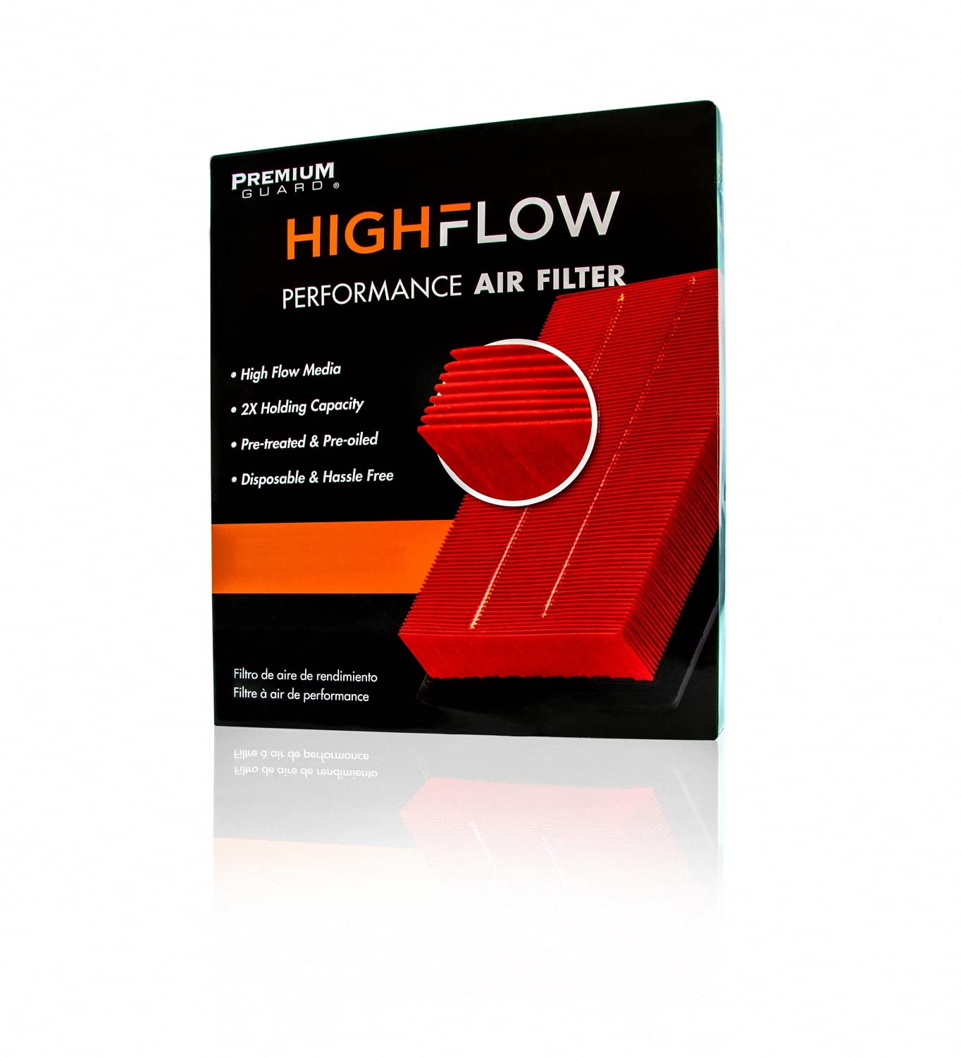 HIGHFLOW PA99365X High Performance Engine Air Filter - Pre-Oiled Replacement for Subaru Forester 2019-2025, Crosstrek 2018-2025, Outback 2020-2025, Ascent 2019-2025, Legacy 2020-2025, WRX 2022-2025 | Enhanced Engine Protection & Performance for Off-Roading, Daily Commuting & Extreme Driving Conditions