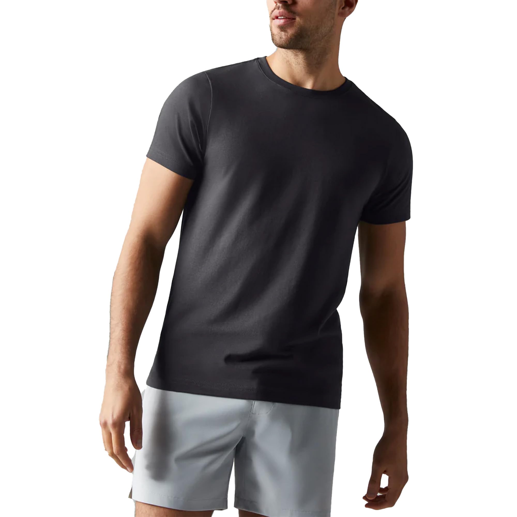 Rhone Element Men's T-Shirts - Ultra-Soft Organic Peruvian Pima Cotton Tees for Everyday Wear | Gym, Workout, Casual & Office Wear