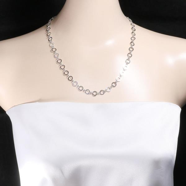 18K White Gold Necklace for Women - Elegant Diamond Pendant Jewelry Gift for Anniversary, Valentine's Day & Special Occasions