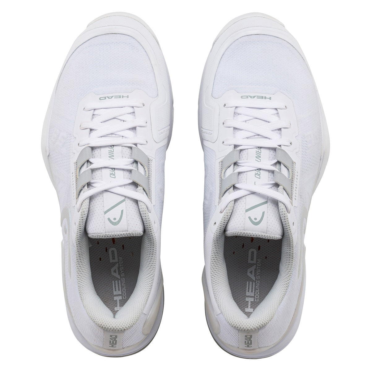 Head Sprint Pro 3.5 Women's Tennis Shoes - Lightweight & Breathable White/Iridescent Athletic Shoes for Women - Perfect for Court Play, Training & Casual Wear