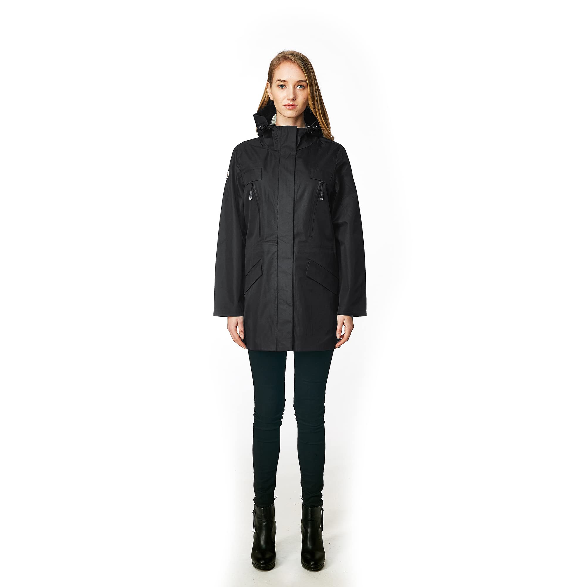 Triple F.A.T. Goose Women's Chelsea Waterproof Raincoat - Stylish Winter & Spring Rain Jacket for Women - Perfect for Commuting, Travel & Outdoor Activities