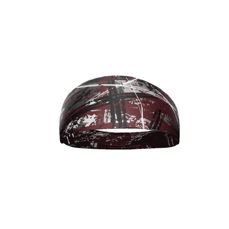 Wicked Maroon Headband for Women - Stretchy Comfortable Yoga Headband - Perfect for Workouts, Running, and Sports