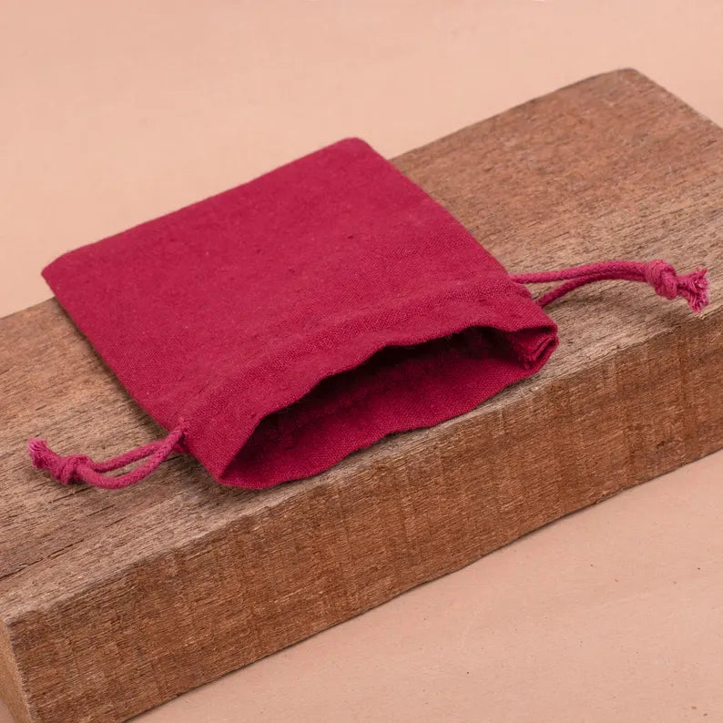 Elegant Maroon Plain Pouches - 100 Pack | Sleek Fortress Brand | Perfect for Gift Wrapping, Jewelry Storage & Party Favors