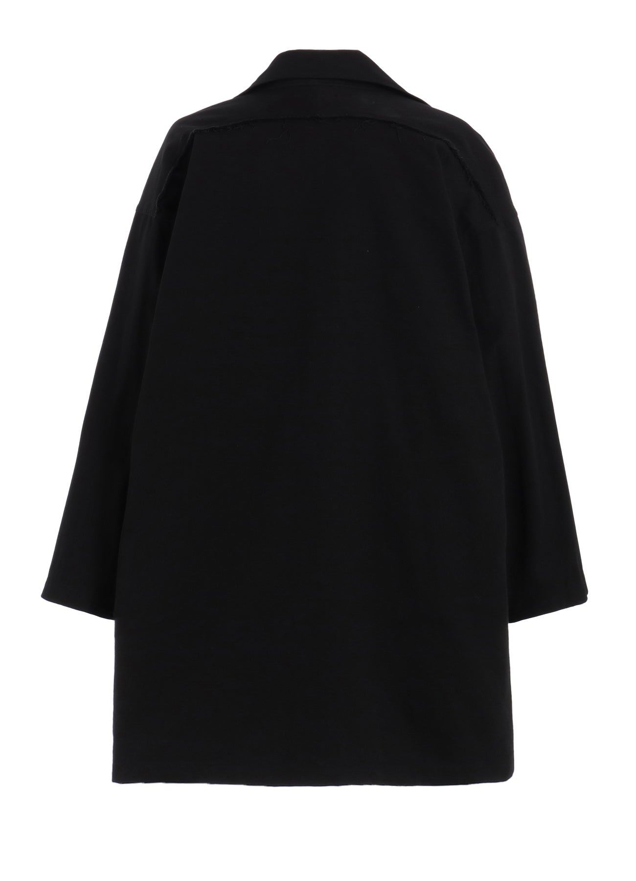 COTTON DRILL CUT OUT DRAPE COAT - Women's Fashion Outerwear for Spring & Fall | Perfect for Office, Date Night & Casual Outings
