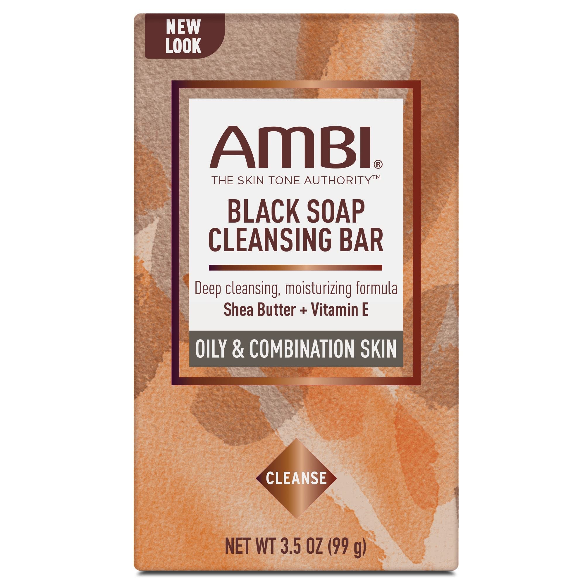 Ambi Black Soap with Shea Butter - 3.5 oz (Pack of 7) | Natural African Cleansing Bar for Acne, Dark Spots & Hyperpigmentation | Perfect for Face & Body Care Routine