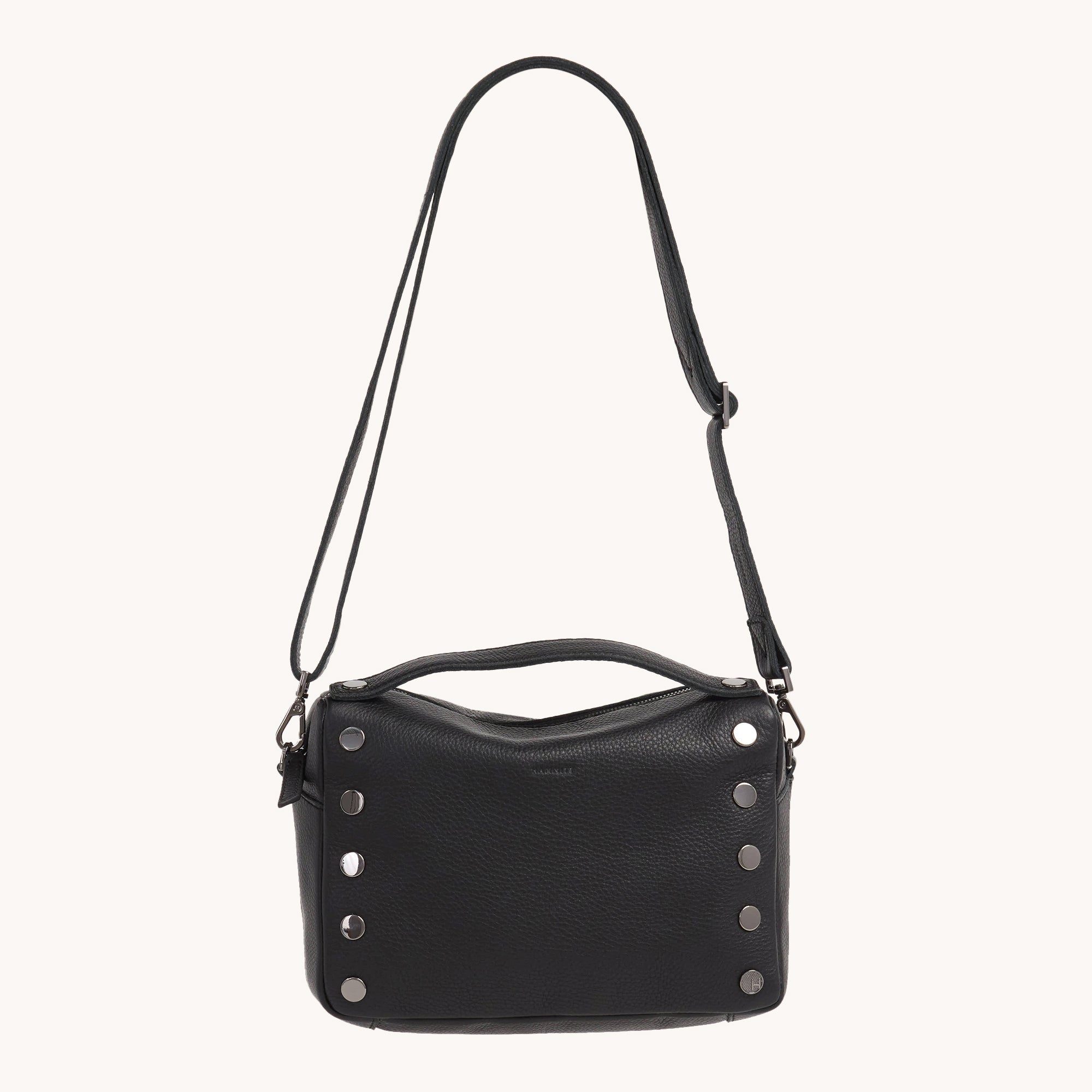 Evan Crossbody Bag for Women - Stylish Black & Gunmetal Medium Shoulder Purse - Perfect for Work, Travel & Everyday Use