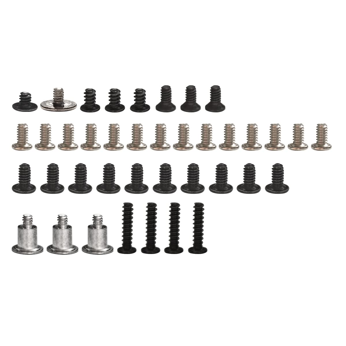 Nintendo Switch Screw Replacement Kit - 83pcs Triwing & Phillips Head Screws with Springs for Joy-Con Controllers & Console Slide Rail Back Shell Repair | Perfect for DIY Fixes & Maintenance
