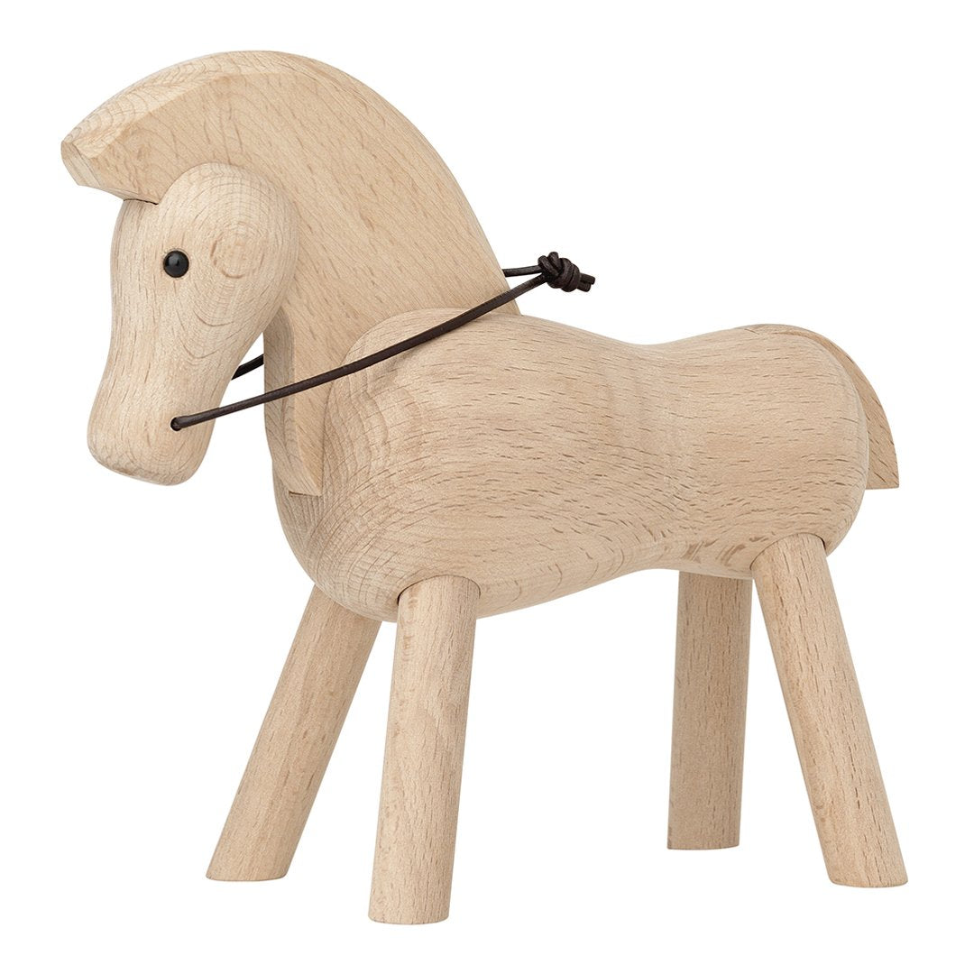 Kay Bojesen Wooden Horse Figurine - Handcrafted Scandinavian Design Toy for Kids & Home Decor - Perfect for Nursery, Bookshelf Display and Gift Giving