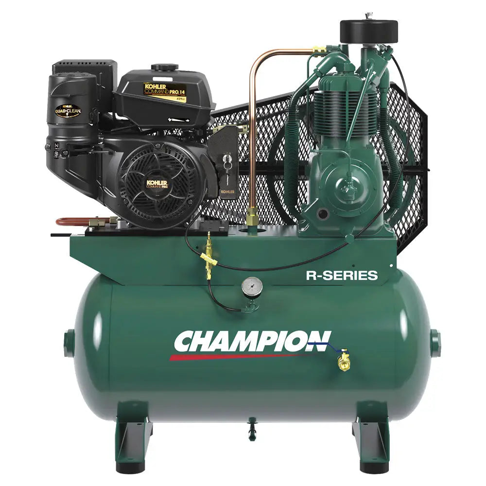 Champion 80 Gallon R Series 9.1 HP Kohler Diesel Air Compressor - HDR5 8K - Heavy Duty Industrial Air Compressor for Construction, Auto Shops & Farming