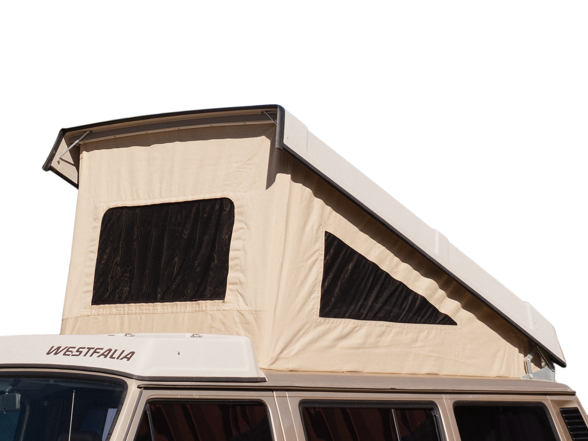 GoWesty Pop Top Tent for VW Vanagon Camper - Heavy Duty Cotton Canvas Roof Tent for Camping & Outdoor Adventures