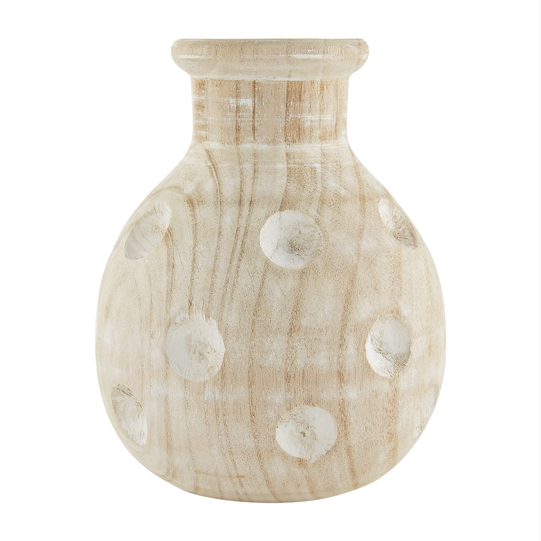 Mud Pie Paulownia Dotted Vase - Large 9