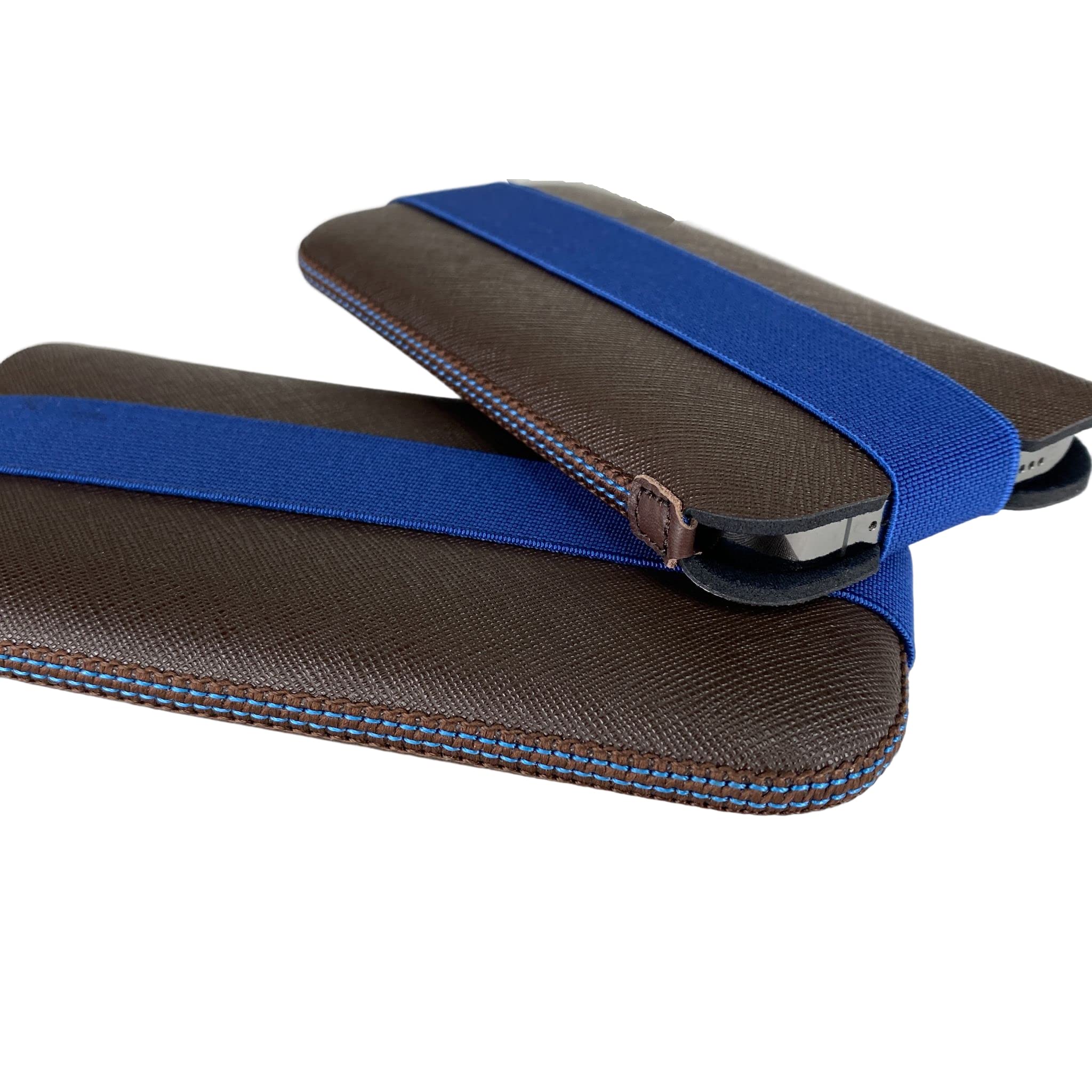 Soft Neoprene Phone Pouch Sleeve Bag - Slim Protective Case for Smartphones (170x90x5mm, Brown) - Perfect for Everyday Use, Travel & Commuting - Model AJ18-PX608