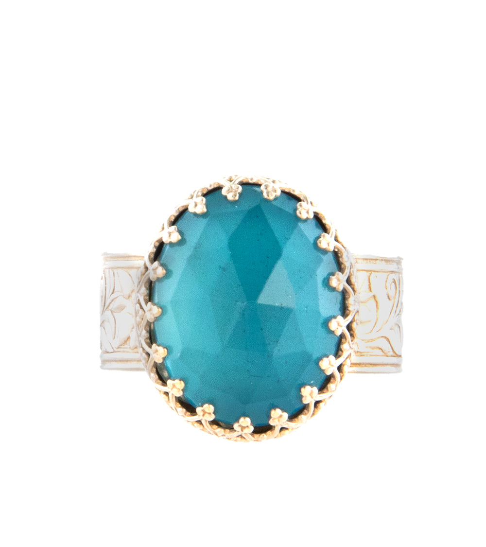 Galit Santa Maria Aquamarine Silver Ring GAL39990C – Elegant Jewelry for Weddings, Anniversaries & Special Occasions