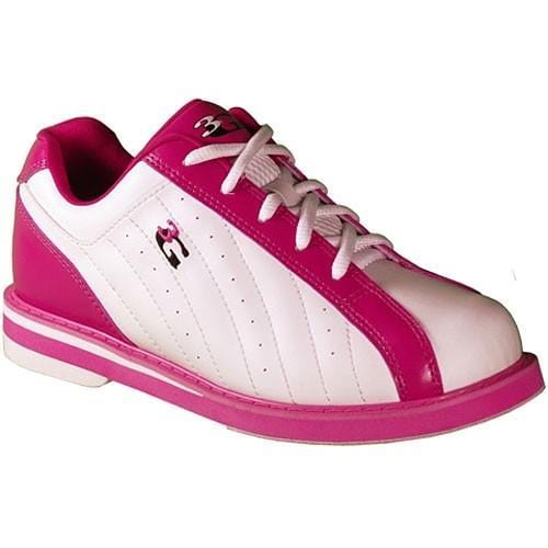 3G Women's Pink Bowling Shoes - Lightweight & Comfortable for League Play, Casual Bowling & Cosplay - Size 5-12