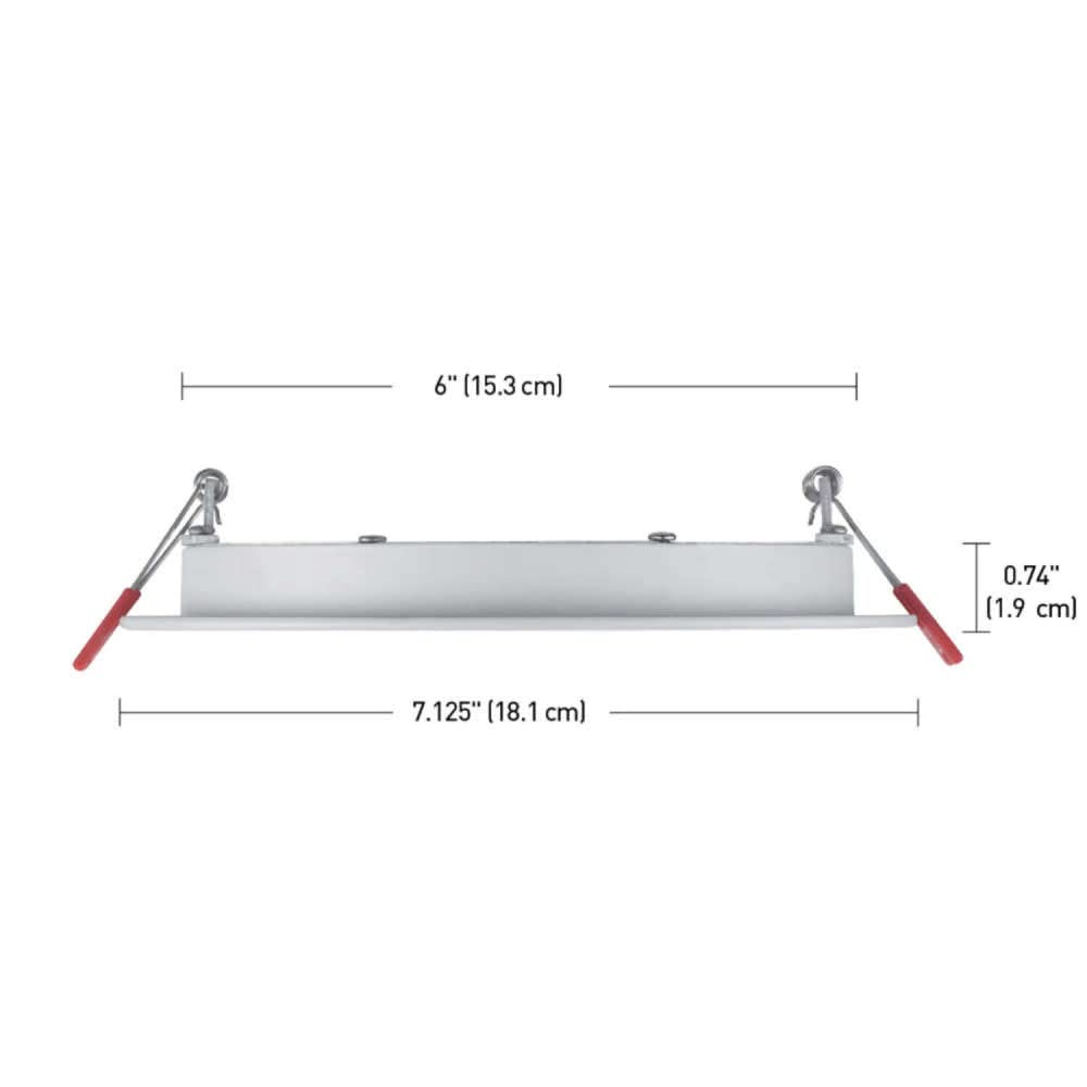 Globe Electric Recessed LED Lighting Kit 6 Inch - Energy Efficient Dimmable Downlight for Home, Kitchen, and Office Ceiling Installation