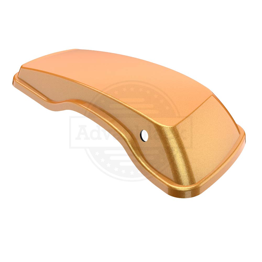 Moto Onfire Saddlebag Lids for Harley Touring Street Glide Road Glide Special 2014-2020 - Hard Candy Gold Flake Motorcycle Accessories | Perfect for Long Rides & Custom Bike Upgrades