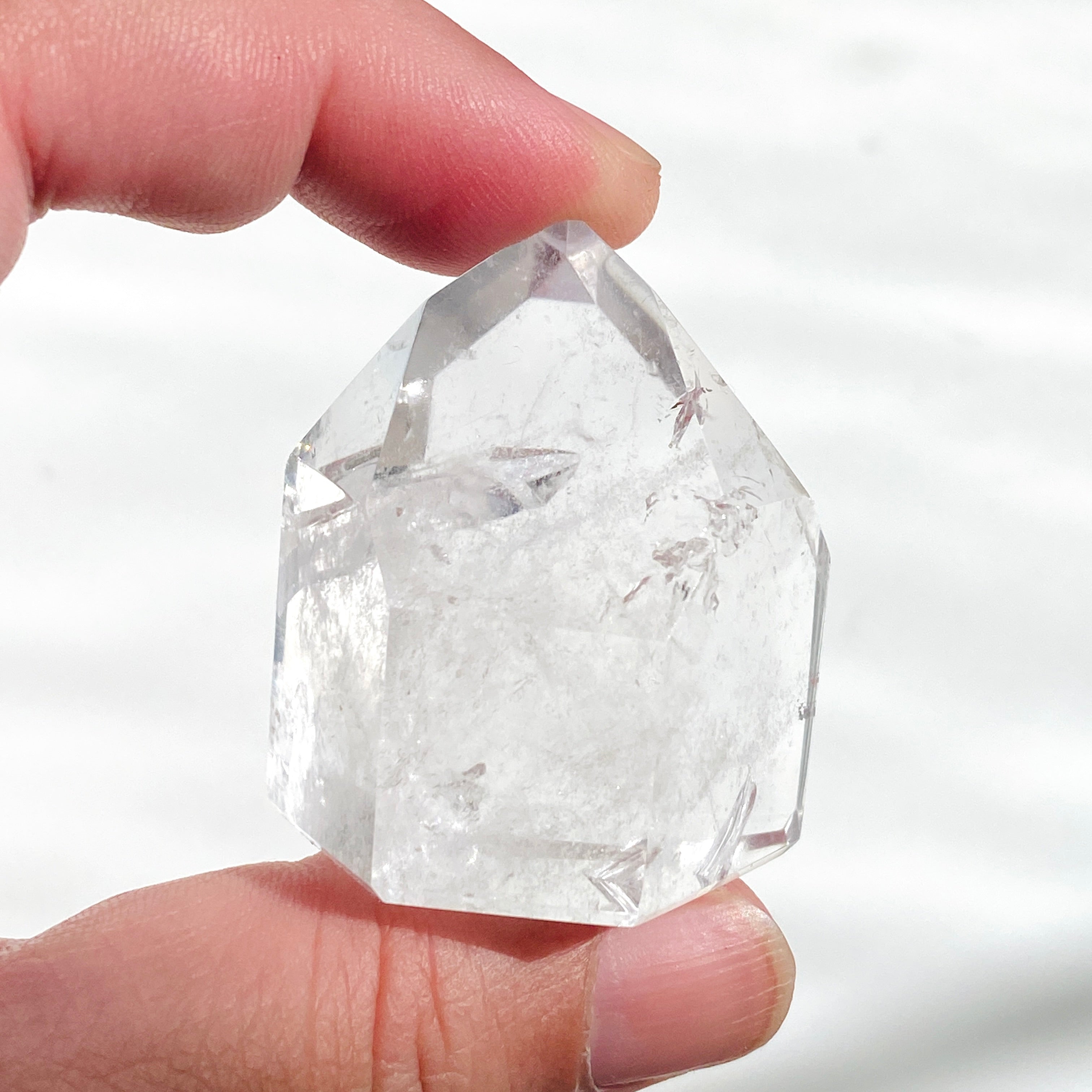 Natural Clear Quartz Crystal Point - Healing Stone for Meditation, Reiki & Energy Work - CQC 47 - Perfect for Home Decor, Spiritual Gifts & Chakra Balancing