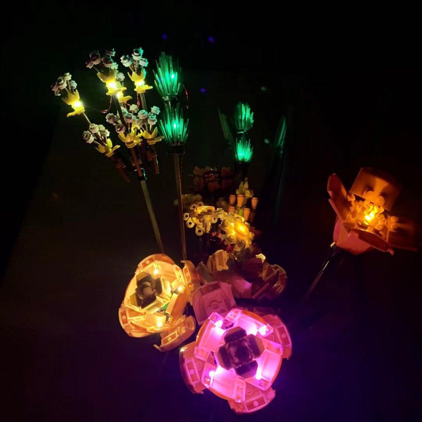 Best Light Kit for Lego Ideas Flower Bouquet 10280 - LED Illumination Set for DIY Building Blocks - Perfect for Home Decor, Gifts, and Display