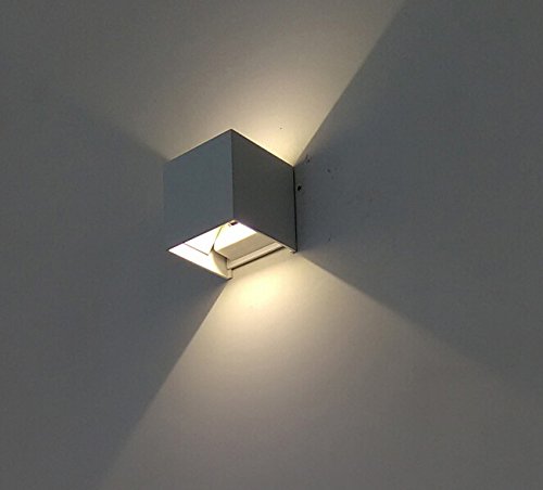 6W LED Outdoor Waterproof Light Fixture - Adjustable Angle, Warm White (3000K) - Perfect for Garden, Patio, Pathway, and Deck Lighting