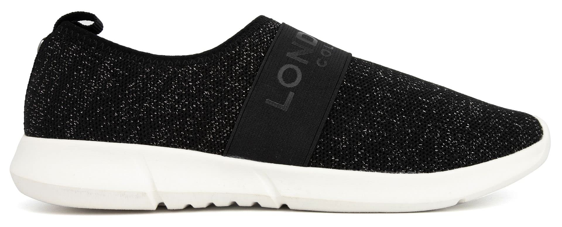 London Fog Women's Kissia Slip-On Sneakers - Comfortable Running Shoes for Women, Fashion Joggers for Casual Wear, Gym, and Daily Walking