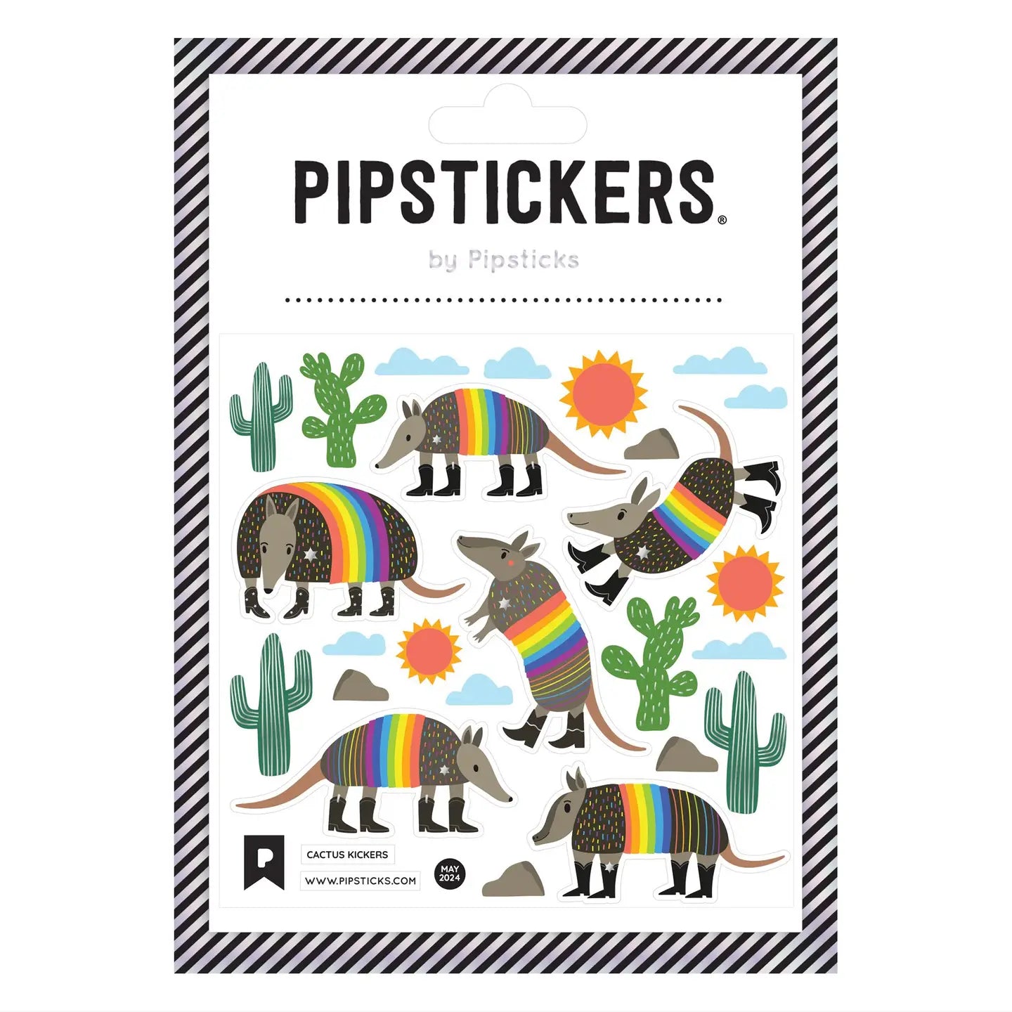 Cactus Kickers Stickers - Waterproof Vinyl Decals for Laptops, Phones, and Water Bottles - Perfect for DIY Crafts, Scrapbooking, and Personalizing Your Devices