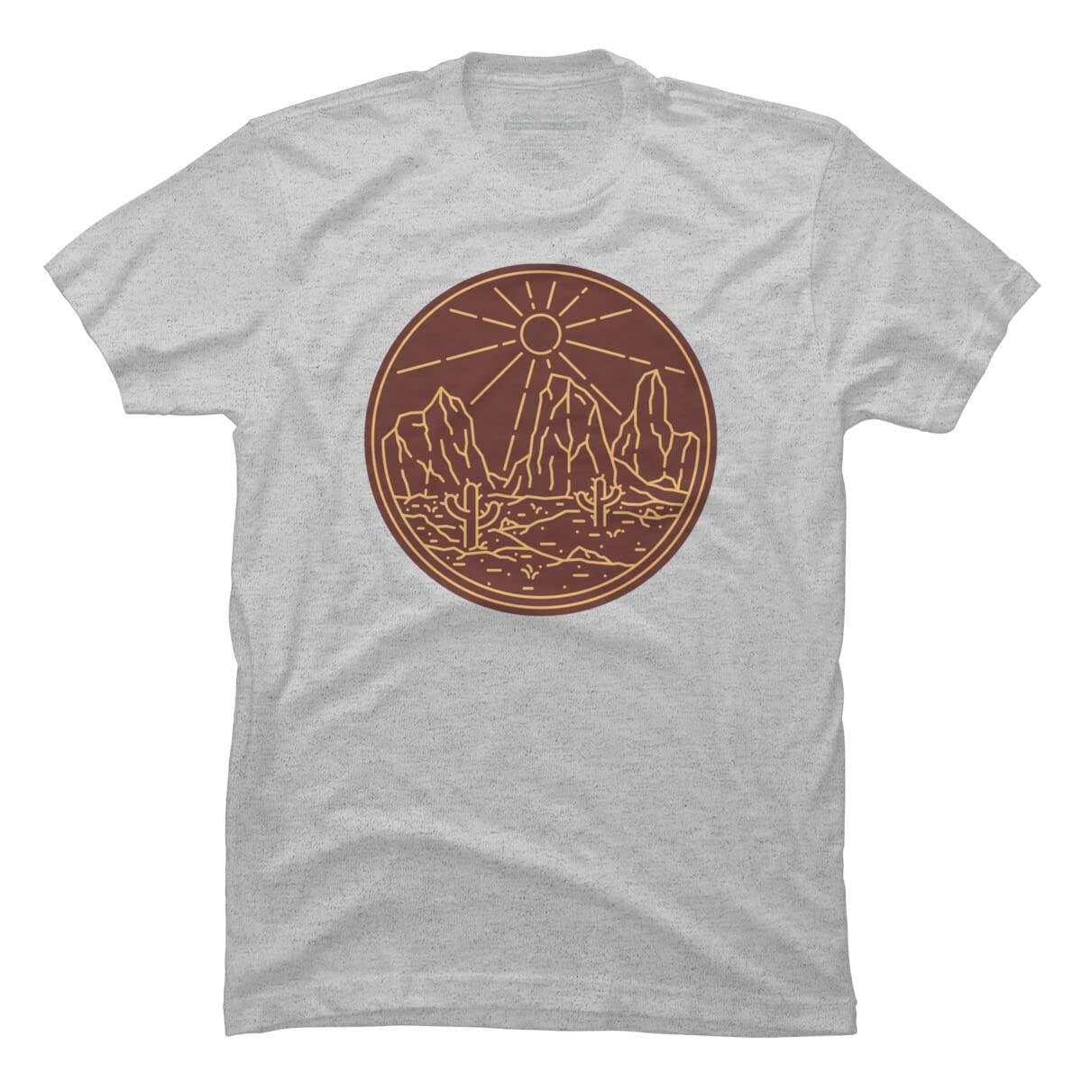 Quilimo Beauty Desert Graphic T-Shirt for Men | Premium Cotton Tee | Casual & Streetwear Style | Perfect for Everyday Wear & Outings