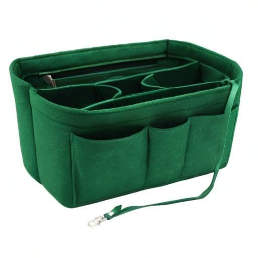LEXSION Felt Insert Bag Organizer - Purse Organizer for Handbags, Fits Louis Vuitton Speedy & Neverfull - Perfect for Travel, Work & Daily Essentials Organization