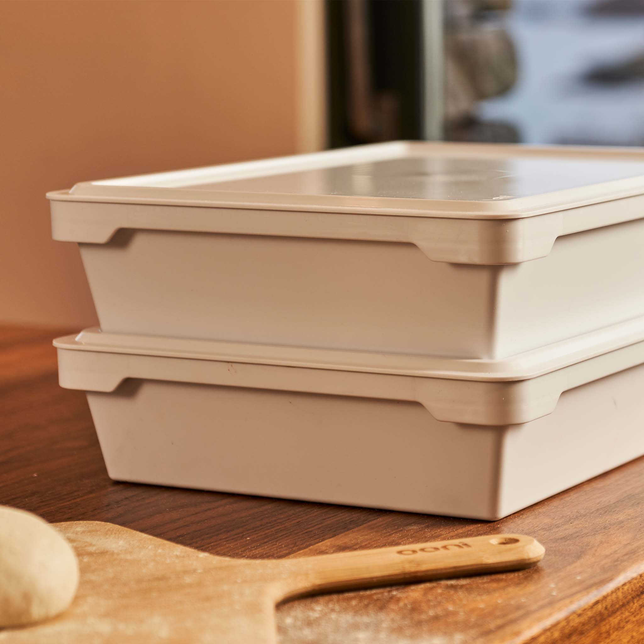 Ooni Pizza Dough Boxes UU P22800 - Premium Dough Proofing Containers for Homemade Pizza, Perfect for Pizza Making Kitchens & Outdoor Cooking
