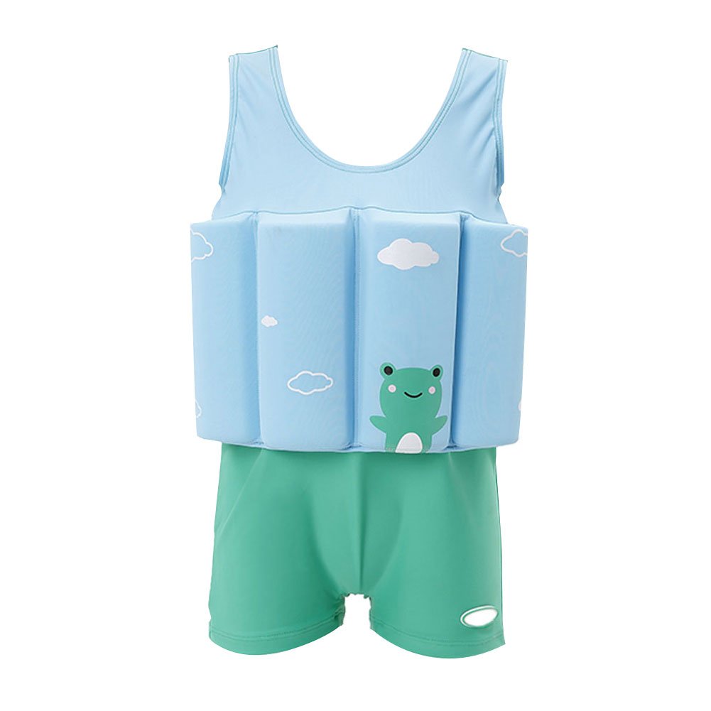 Kids Swim Vest with Adjustable Buoyancy - One Piece Flotation Swimwear for Boys & Girls Ages 1-10 - Safe Pool & Beach Swimming Suit for Toddlers