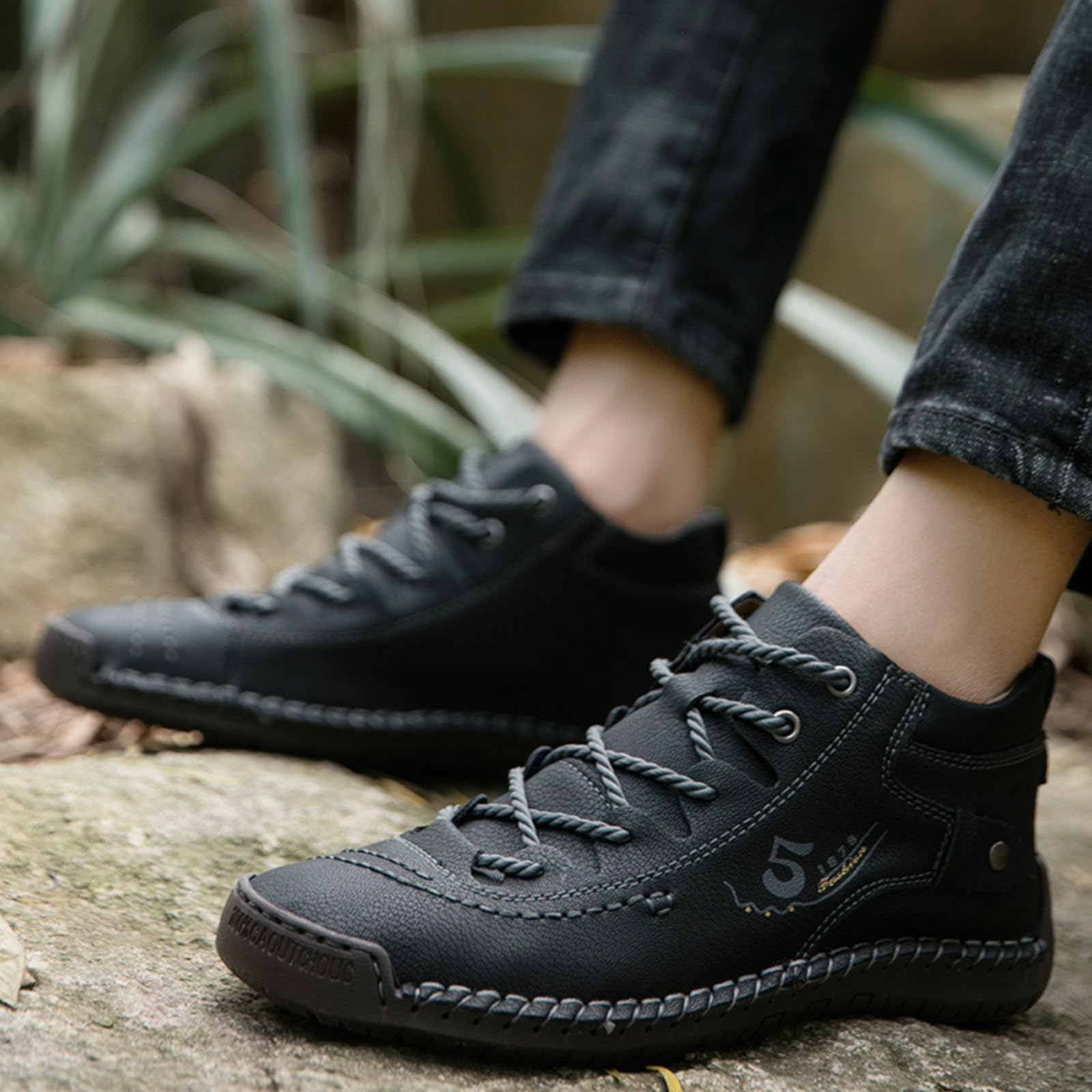 Handmade Beck Shoes Tall Boots for Men - Lightweight, Breathable Casual & Outdoor Shoes for All Seasons - Perfect for Hiking, Walking, and Everyday Wear