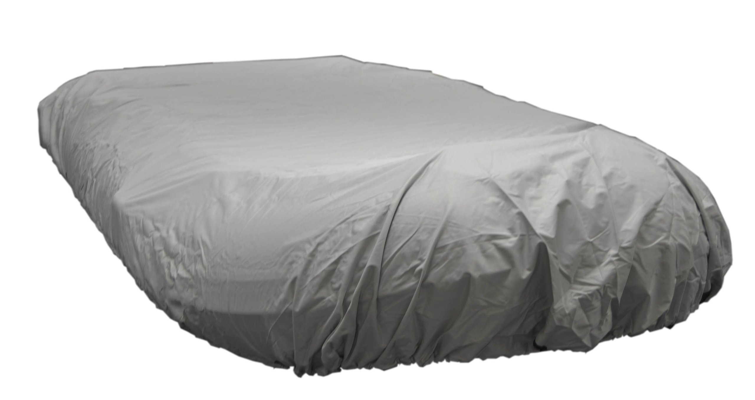 UV Resistant Inflatable Dinghy Boat Cover - Heavy Duty Grey Waterproof Protection for 10-11 ft Boats | Perfect for Outdoor Storage, Marine Use & Travel Protection