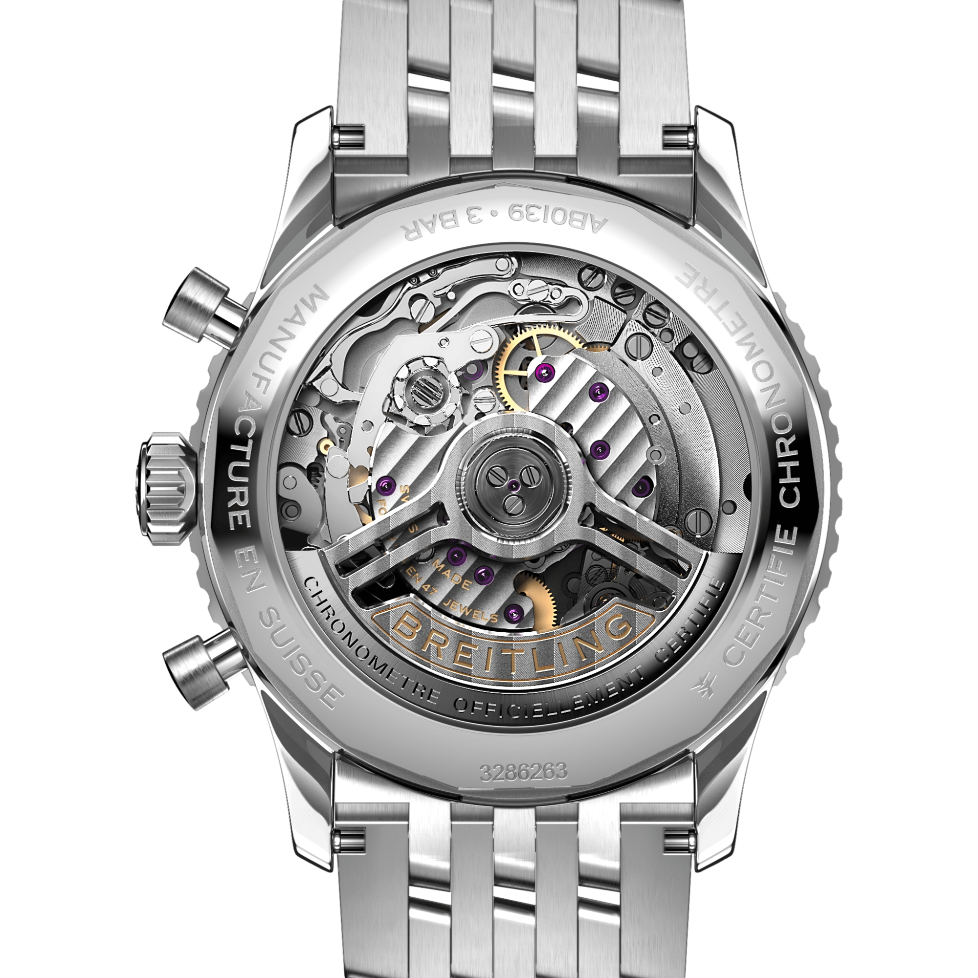 Breitling Navitimer B01 Chronograph 41mm Blue Dial Men's Watch with Stainless Steel Bracelet - Perfect for Business, Aviation & Luxury Lifestyle